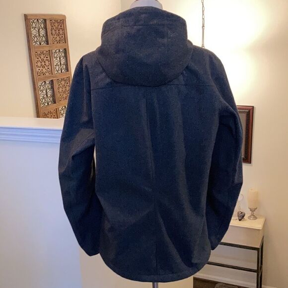 ADIDAS Outdoor Full Zip Fleece Lined Jacket with Hood Gray M NWOT - Picture 5 of 9